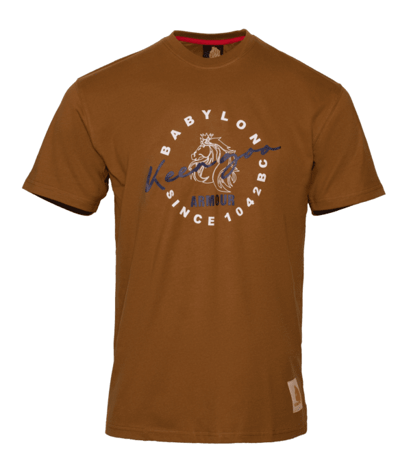 K24011-Men  T-Shirt Hal Arm Muddy