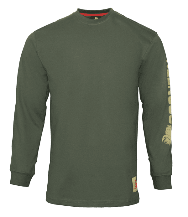 K24016 – Men’s Full Arm T-Shirt Green