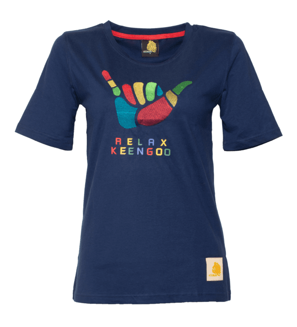 K2452 – Women’s Half Arm T-Shirt Blue