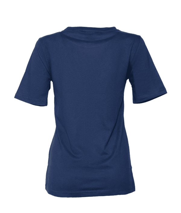 K2452 – Women’s Half Arm T-Shirt Blue - Image 3