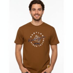 K24011-Men  T-Shirt Hal Arm Muddy