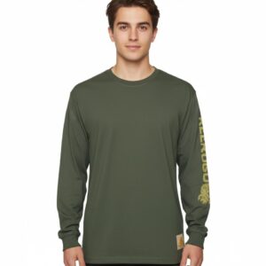K24016 – Men’s Full Arm T-Shirt Green
